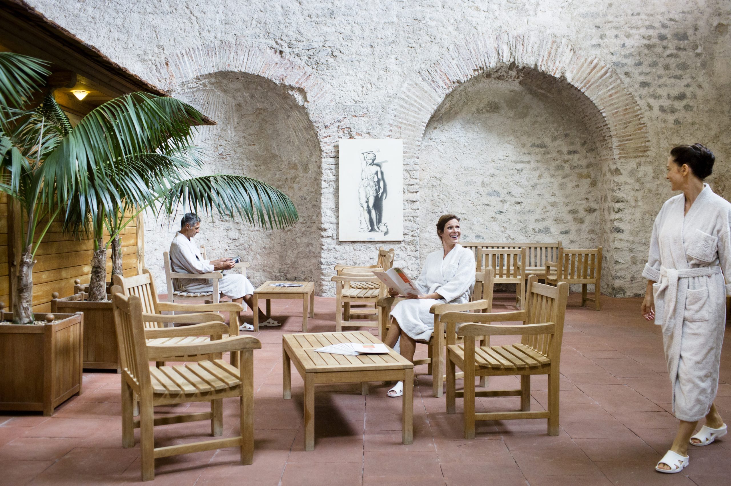 Salle de repos Thermes