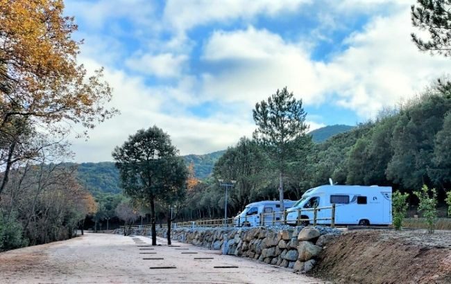 Aire camping car park amelie