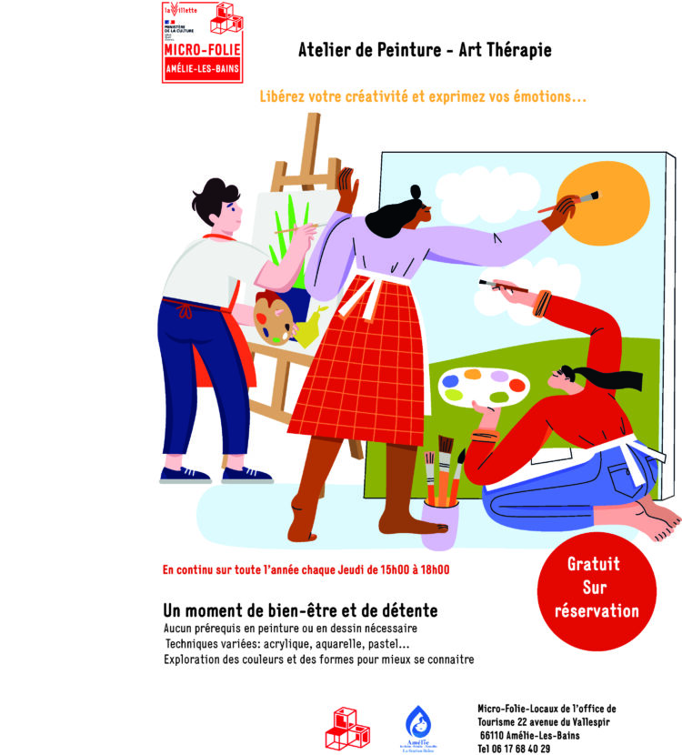 Atelier de peinture - art thérapie