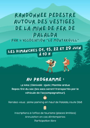 RANDONNÉE AUTOUR DES VESTIGES DE LA MINE DE FER DE PALALDA