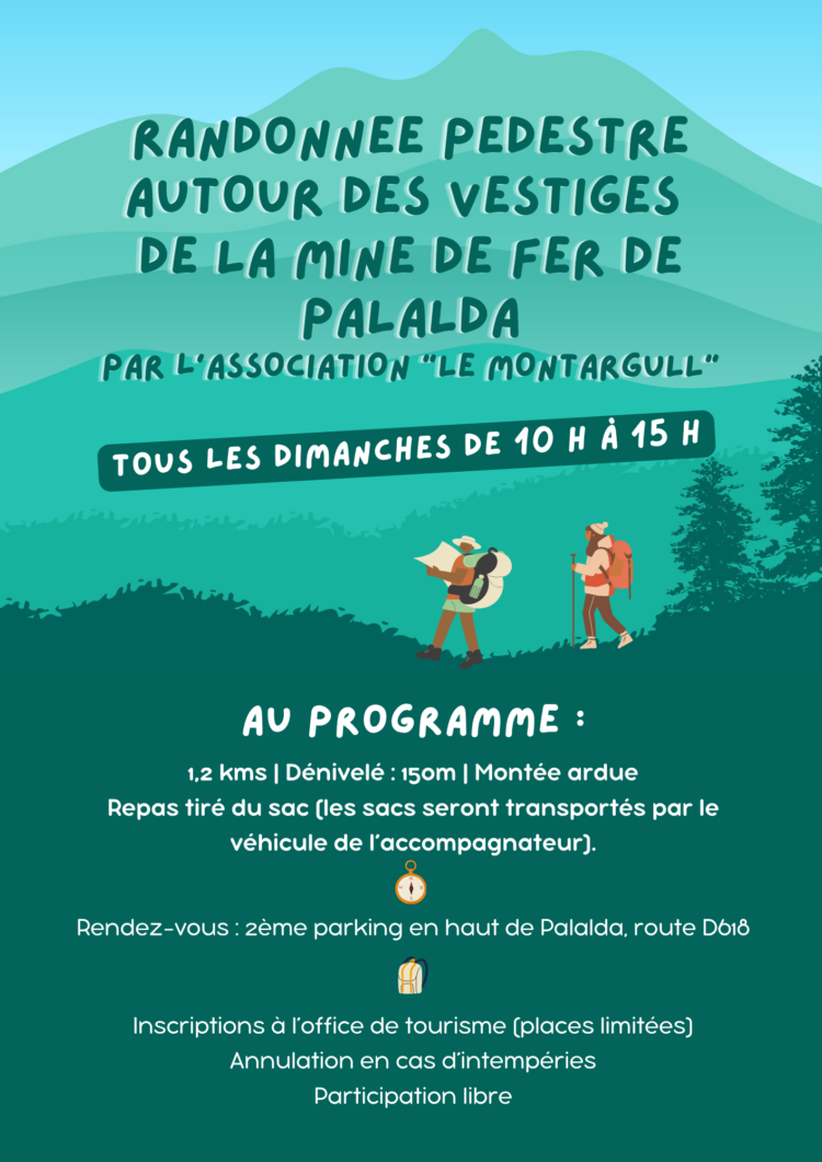 RANDONNÉE AUTOUR DES VESTIGES DE LA MINE DE FER DE PALALDA